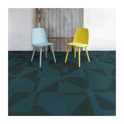 China Classic Printed High Quality Washable Office Carpet Top Mat Tiles For Commercial Use Carpet for sale