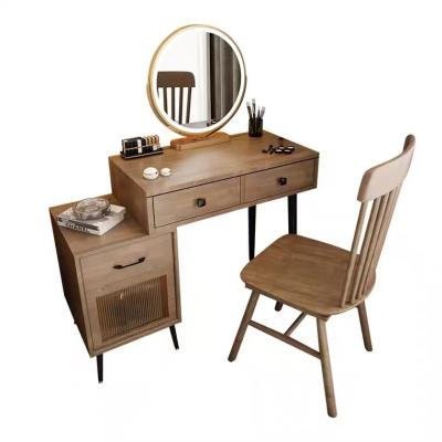 China (Size)Adjustable Scandinavian Solid Wood Solid Wood Vanity Desk Makeup Vanity Vanity for sale