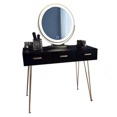 China Modern Vanity Mirror Dressing Table (Height) Wooden Plywood Adjustable With Drawer for sale