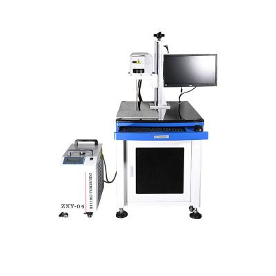 China Programmable 355nm 5W Laser Marking Machine and Laser UV Engraving Machine for Fabric Wood Glass Plastic Paper Metal for sale