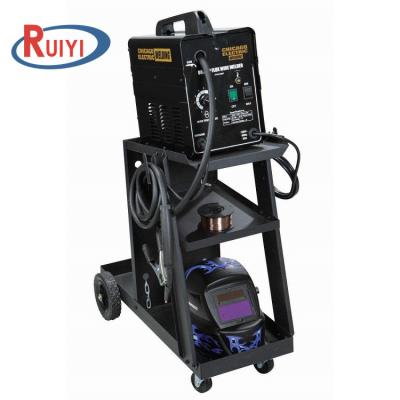 China Hot Selling MIG Welding Machine Engine Carriage Welders Tool Cart Welders Tool Trolley with Cylinder Repair Trolley Chain Welder for sale