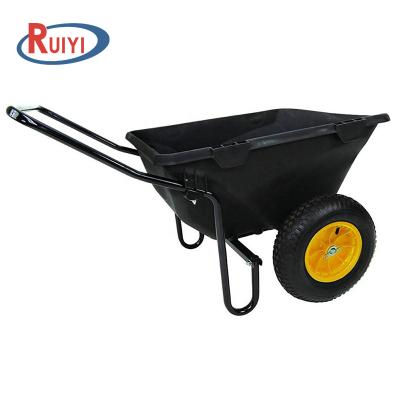 China Heavy Duty Cub Garden Work Cart 400 Pound Load Capacity 7 Cubic Foot Tub Rugged Wide-Track Tires Service and Transport Cart for sale