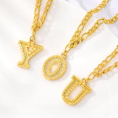 China BOHEMIA A to Z Initial Letter Anklet Chain 26 Stainless Steel Alphabet Letter Pendant Charm Women Initial Anklet for sale