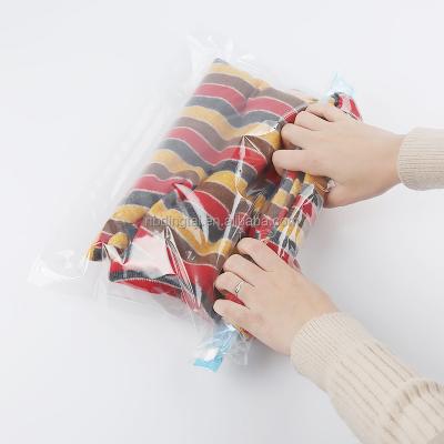 China Sustainable Travel Roll Up Compression Storage Bags For Suitcase No Vacuum Need for sale