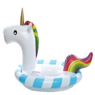 China Child Inflatable Baby Floats Unicorn Kids Pool Swimming Ring Safety Seat Floats For Toddler Infants for sale