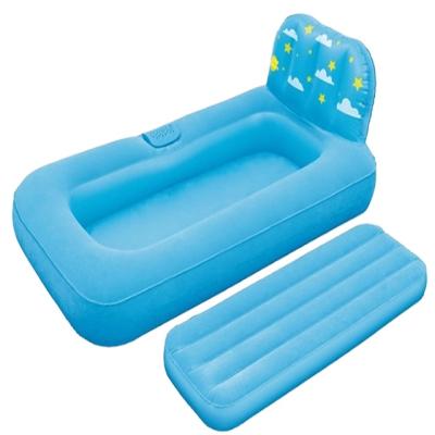 China (Size)Comfortable and Custom Made Soft Sleep Kids Air Mattress Adjustable Funny Inflatable Assembled Mat for Kids for sale