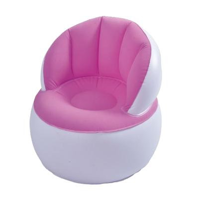 China Hot Selling Foldable Thickened PVC Inflatable Flocked Sofa For Kids for sale