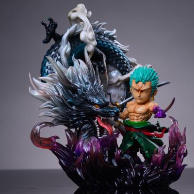 China Cartoon Toy One Piece GK 258W Black Dragon Zoro wcf stock number for collection for sale