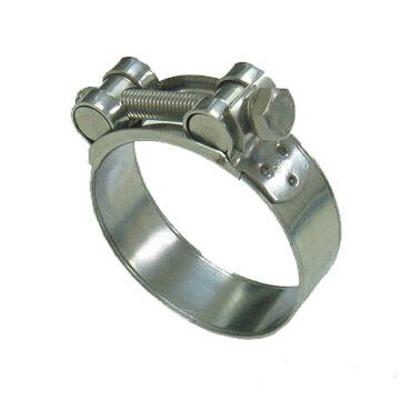 China Double Bolt Clamp , Din2817 Safety Clamp Steel Extrusion Technology for sale