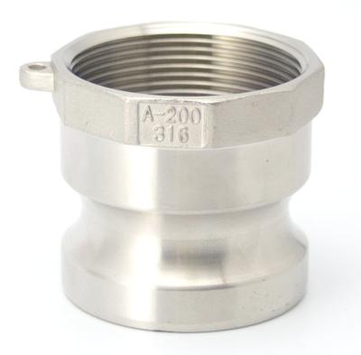 China SS Camlock coupling  SS Camlock fitting SS cam groove coupling MIL-A-A-59326  casting for sale