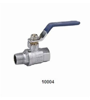 China Brass forging Ball Valve 10004 with Chrome plating 600PSI (male-female） for sale