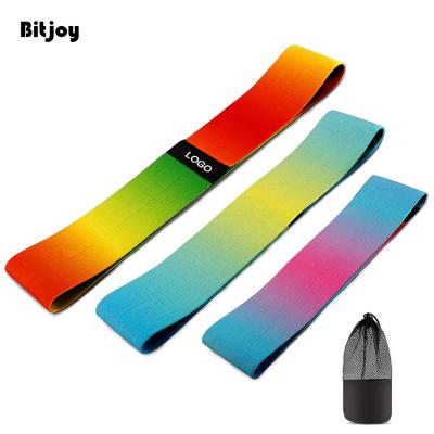 China Resistance Bands Bitjoy 2022 Booty Non-Slip Bands Gym Elastic Band Fitness Workout Resistance Set For Women for sale