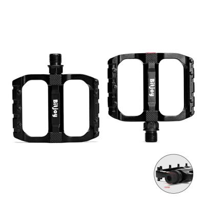 China Bitjoy's New Dropshipping Durable Wide Flat Bike Pedals Mountain Anti-skid Road Cycling Pedals for sale