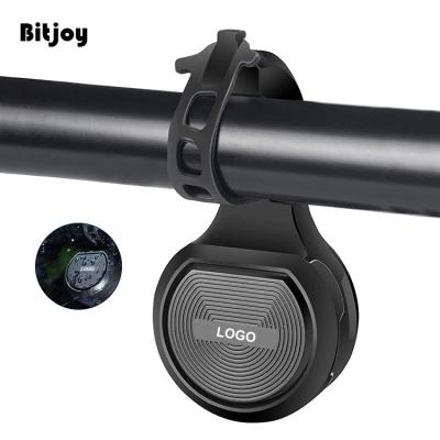 China Bitjoy Durable Hot Selling Custom Bike Bell Ring Bicycle Horn Alarm Electronic Rainproof Bike Bell for sale