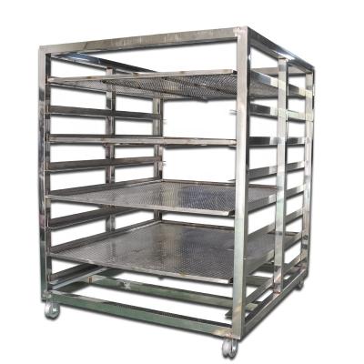 China Wholesale industrial chemical processing plant hand trolley with tray price for sale