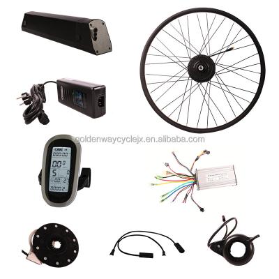 China 250w electric hub motor e-motor bldc front wheel lcd bike conversion kit 16