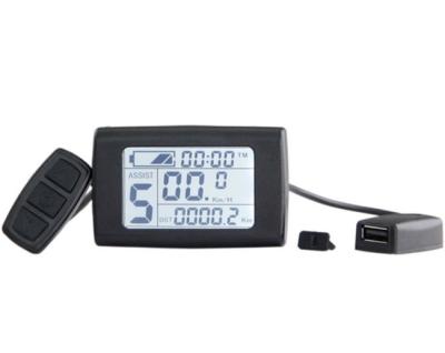 China E bike e bike LCD display with USB port, J-LCD display for electric bicycle, electric bike J-LCD display à venda