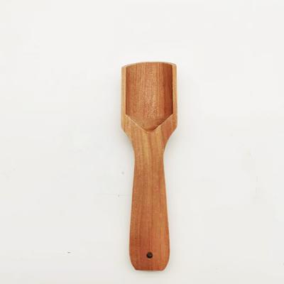 China CuteDesign Viable Natural Wooden Stir Coffee Tea Spoon Mixing Spoon with Long Thin Handle for Tea Coffee for sale