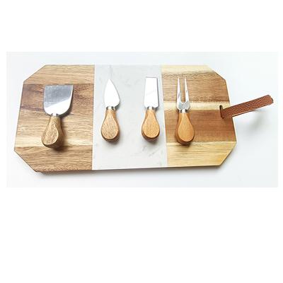 China New Design Meat Cheese Cutting Board Viable Wholesale Durable Leather Handle Knife Suitable Kitchen for sale