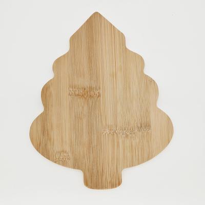 China Wholesale Bamboo Christmas Tree Sustainable Bamboo Cutting Board Christmas Tree Shaped Bamboo Tree Board for sale