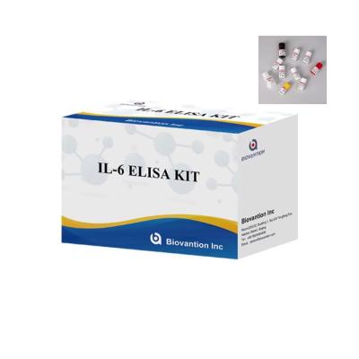 중국 IL 6 ELISA 테스트 키트 1시간 검사 시간 96 테스트 IVD 실험실용 ELISA 키트 판매용