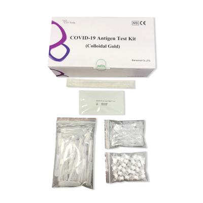 China 20pcs Antigen Rapid Detection Kit COVID-19 Test Rapid Test 15 Minutes for sale