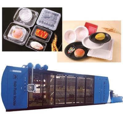 China PP/PS/PET Thermoforming&Cutting Machine For Making PP Disposable Container for sale