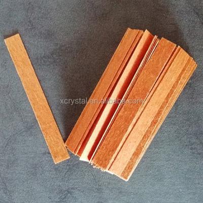 China 2022 Newly factory price top quality cheap cross wooden wicks flameless crackling noises and unique wooden wicks for sale