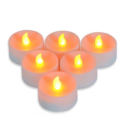 China 4.0cm Diameter LED Tea Light Flameless Candles With RC Powered By Battery Table Decor for sale