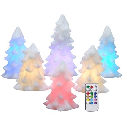 China China Supplier Good Quality Flameless Christmas Tree White Shiny Color Decorative Led Christmas Led Candles for sale