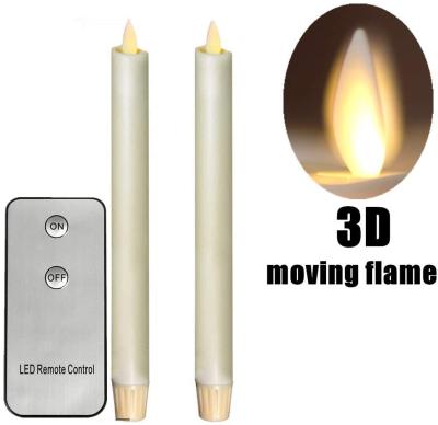 China Home Decor New Arrival Christmas Battery Pillar Candles Flame Remote Control Movable Paraffin Ball LED Candle Floating Candles for sale