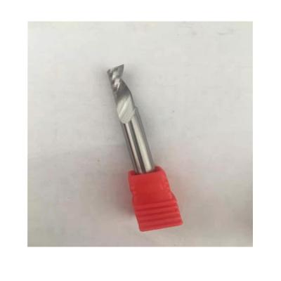 China CNC Process Well Rated Single Flute Spiral Carbide End Mill For Bedding Acrylic for sale