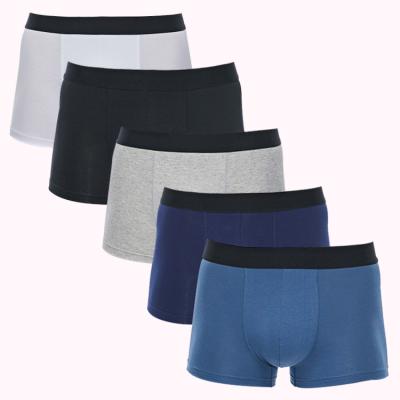 China Anti-Bacterial Men Underwear Boxer High Quality  Brand Quick Dry Mens Trunk Underwear Cotton Breathable Custom Sexy Boxers For Men for sale