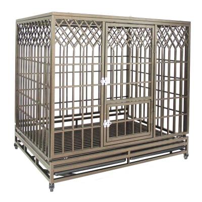 China Breathable High Quality Custom Pet Welded Wire Mesh Transport Boxes Dog Pet Cage for sale