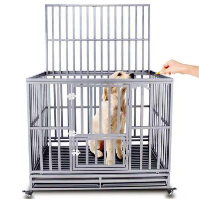 China Wholesale Designs Breathable Kennel Cage Manufacturer Medium Scale Metal Dog Cage for sale