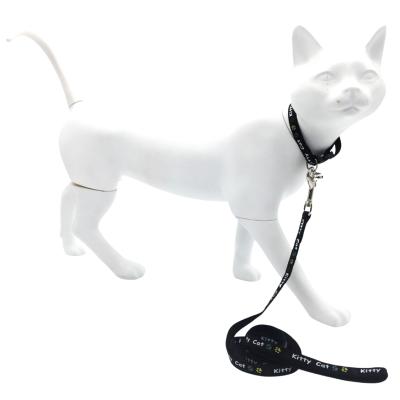 China Personalized Custom Cat Collar and Leash Sets with Cat Accessories for sale