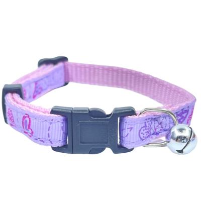 China Custom DETACHED Cat Collar Polyester Safety Patterns Detached Buckle for sale