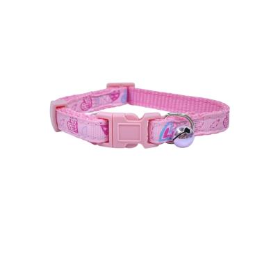 China DETACHED Heart Patterns Safety Cat Collar with Bells for sale