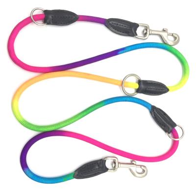 China Custom wholesales in common cotton rope leash multi-lead dog supplies for sale