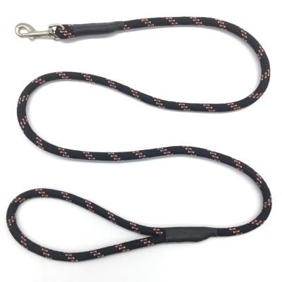 China Hot Selling Personalized Rope Leash For Dogs, Durable Material And Heavy Duty Leather Hardware Leash for sale