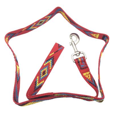 China Custom Knitted Pattern Dog Leads Made In China Durable Basic Vintage Dog Leash for sale