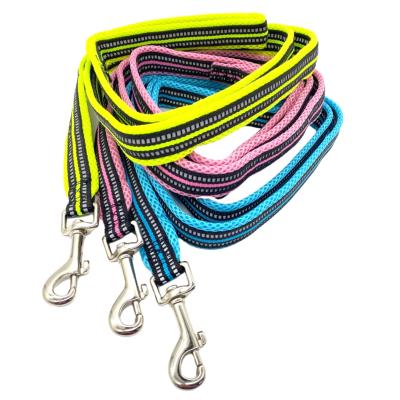 China Padded reflective webbing with soft mesh protected leash for sale