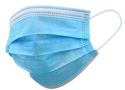 China Het Blauwe Beschikbare Masker van de Hypoallergenicglasvezel 3ply Te koop