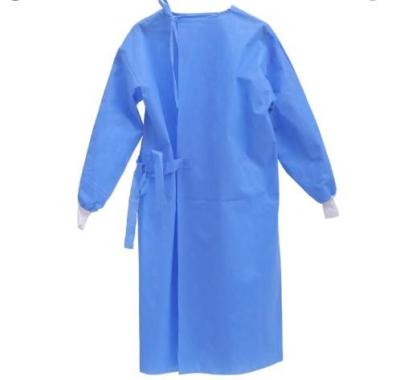 China Non toxic Comfortable Waterproof Disposable Isolation Gowns for sale