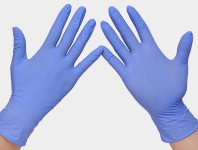 China Guantes médicos disponibles respirables no tóxicos del nitrilo en venta