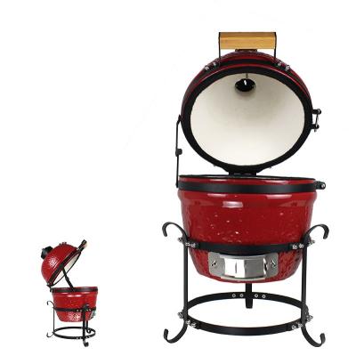 China Adjustable Size Auplex GRILL ENTIRE Kanado BBQ Red Europe Ersatzteile Auhcg Mini Ceramic Grill Chef Kamado 13 Inch for sale