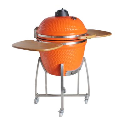 China Height Adjustable Auplex 23.5inch Barbecue Egg Shaped Charcoal Camping BBQ Grill Stove for sale