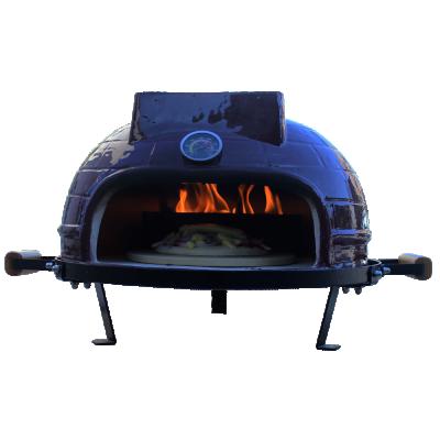 China Wholesale Outdoor 21inch Brown Charcoal Versatile Pizza Oven , Ceramic Pizza Oven For Versatile for sale