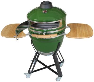 China Multifunctional Auplex Adjustable Size 21 Inch Outdoor Commercial Kamado Pizza Oven for sale