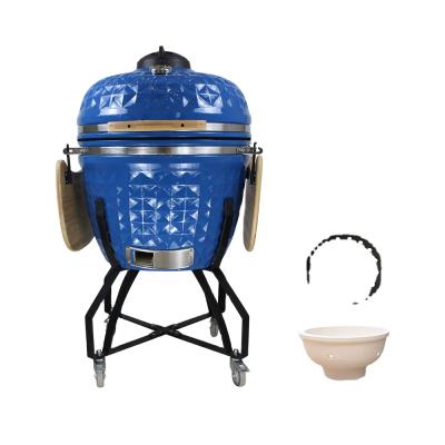 China Adjustable Height 26inch Home-used Ceramic BBQ Kamado Charcoal Grill for sale